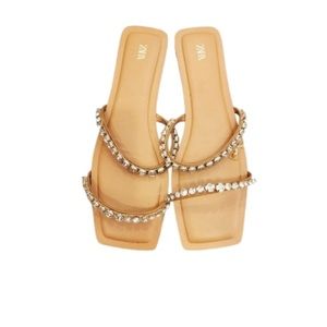 Zara rhinestone slippers